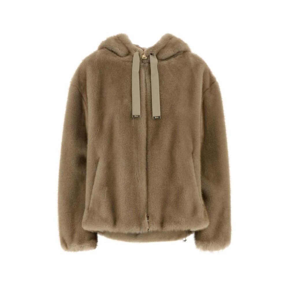 Herno Women Beige Eco Fur